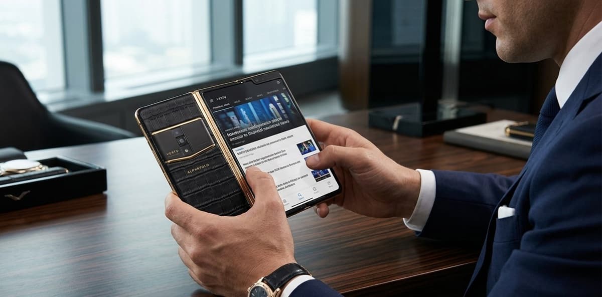 VERTU Launches ALPHAFOLD Luxury Foldable Phone With Hermes Agent AI