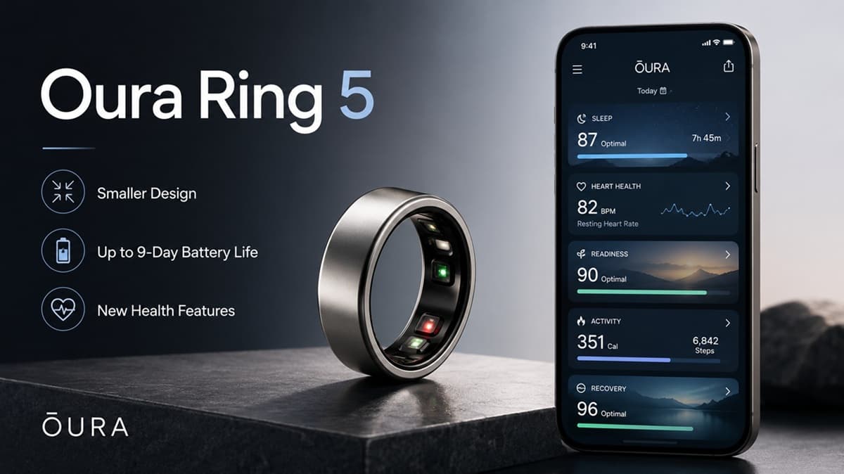 Oura Ring 5 Launches Globally With Smaller Design, Up to 9-Day Battery Life and New Health