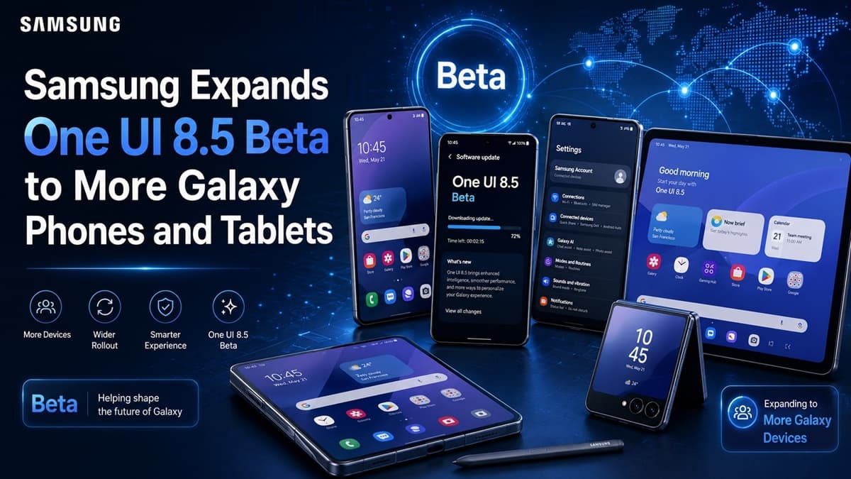 Samsung Expands One UI 8.5 Beta to More Galaxy Phones and Tablets