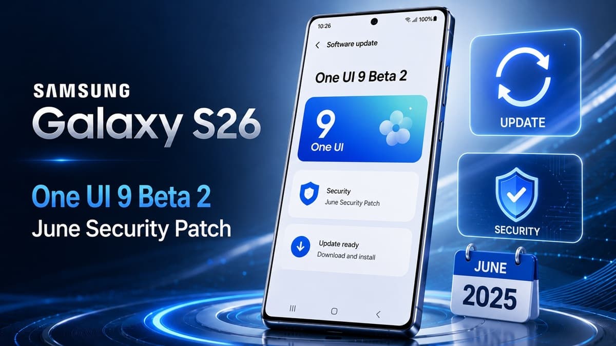 Samsung Galaxy S26 Gets Second One UI 9 Beta Update With June Security Patch