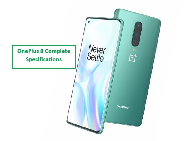 OnePlus 8 Complete Specifications