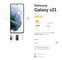 Galaxy S21 price