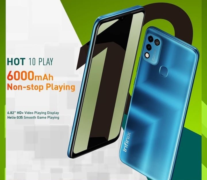 Infinix Hot 10 Play Specifications: 2GB, 6000mAh & more