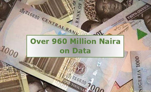 Nigerians Now Spends Over 960 Million Naira to Purchase Data