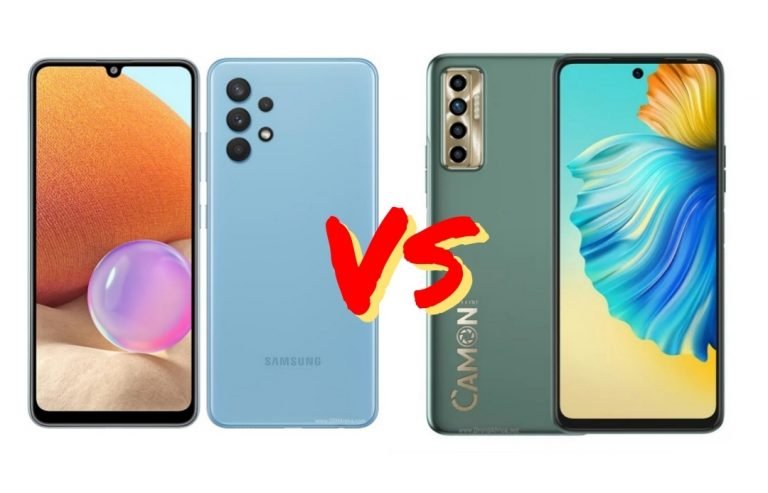 Samsung Galaxy A32 vs Tecno Camon 17P