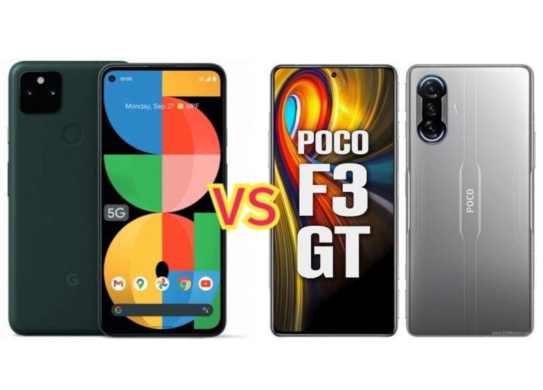 Google Pixel 5a 5G vs Xiaomi Poco F3 GT: Specs Comparison