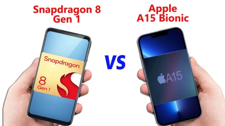 Snapdragon 8 Gen 1 vs Apple A15 Bionic: chipset comparison