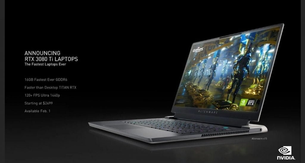 Nvidia GeForce RTX 3080 Ti Laptop price