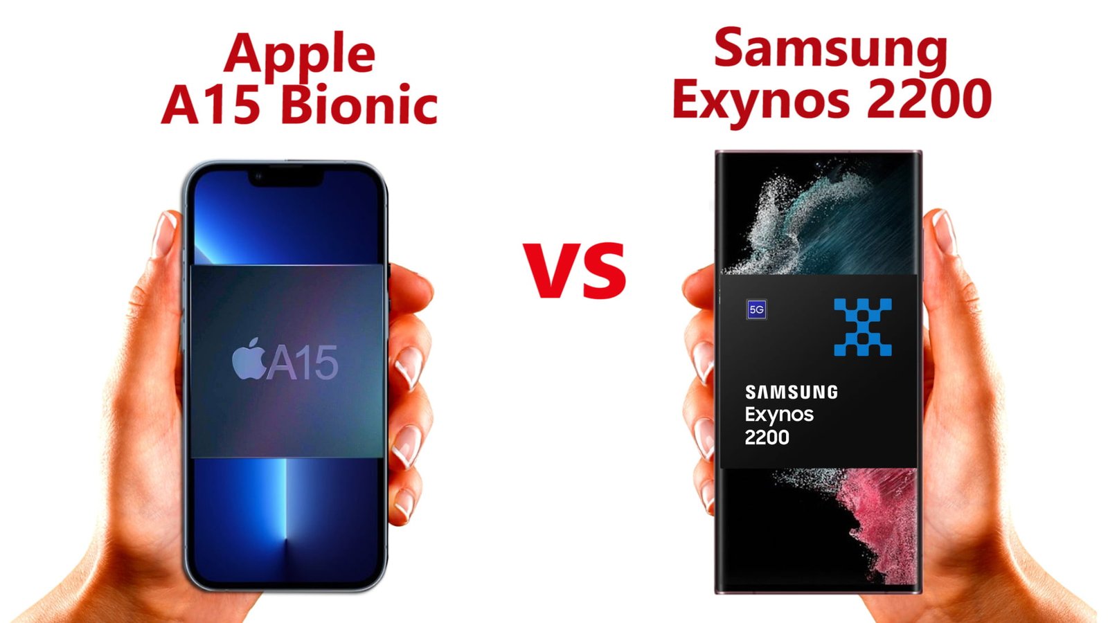 Samsung Exynos 2200 vs Apple A15 Bionic: chipset comparison