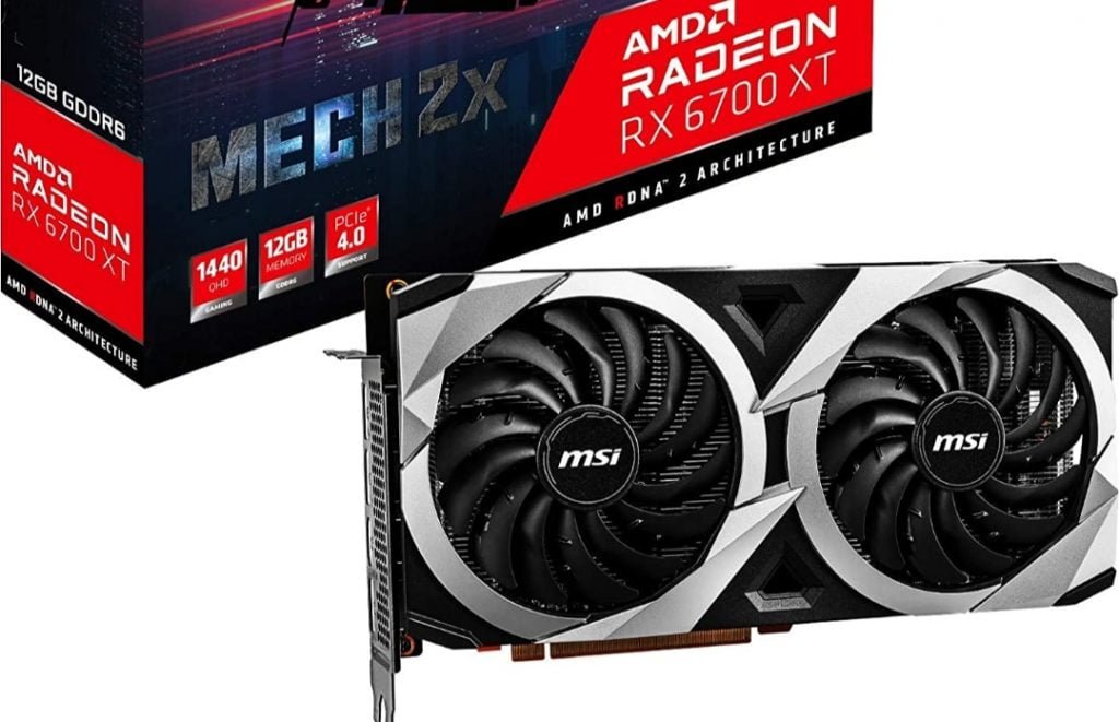 AMD Radeon RX 6700 XT price