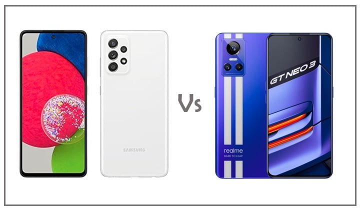 Samsung Galaxy A53 5G vs Realme GT Neo 3