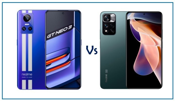 Realme GT Neo 3 vs Redmi Note 11 Pro Plus 5G