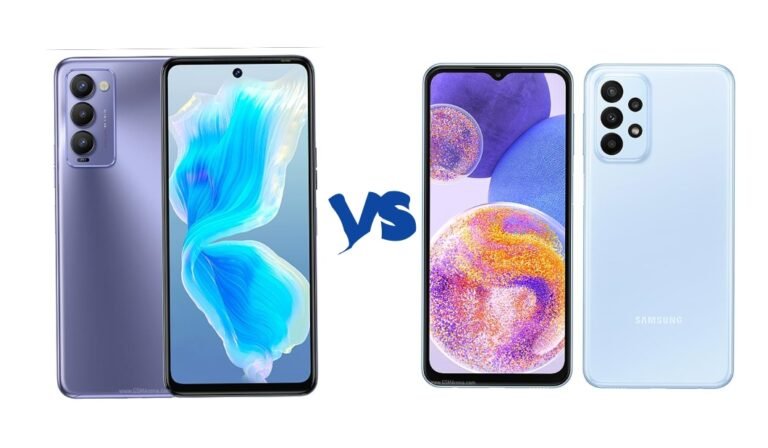 Tecno Camon 18 vs Samsung Galaxy A23