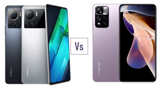 Infinix Note 12 VIP vs Redmi Note 11 Pro 5G: Which is better