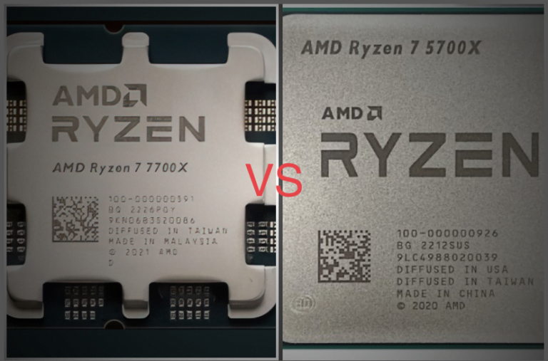 AMD Ryzen 7 7700X vs Ryzen 7 5700X: Which CPU is Better? 