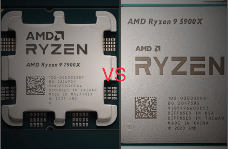 AMD Ryzen 9 7900X vs Ryzen 9 5900X
