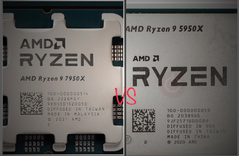 AMD Ryzen 9 7950X vs Ryzen 9 5950X