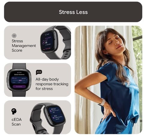 Fitbit Sense 2 stress tracking