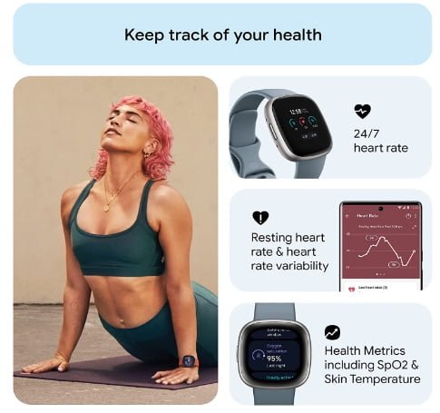 Fitbit Versa 4 health features