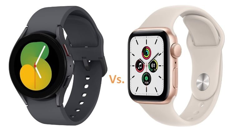 Galaxy Watch 5 vs Apple Watch SE