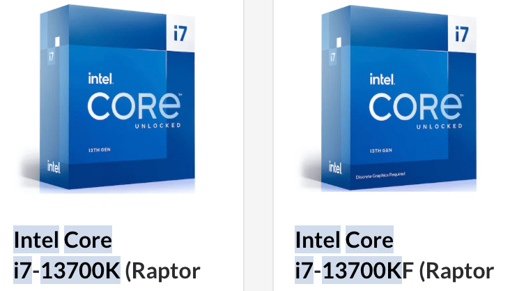 Intel Core i7-13700k Price in UK and Availability 