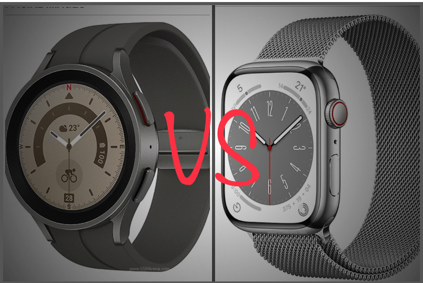 Galaxy Watch 5 Pro vs Apple Watch Series 8