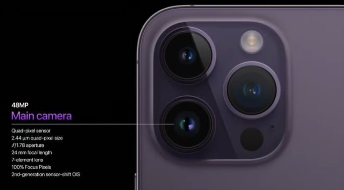 iPhone 14 Pro main camera
