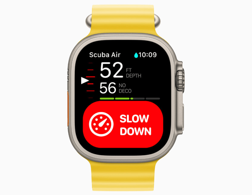 Apple Watch Ultra and Oceanic+ App