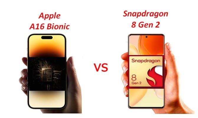 Qualcomm Snapdragon 8 Gen 2 vs Apple A16 Bionic: Which is better