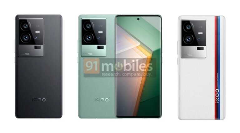 iQOO 11 and 11 Pro renders surfaced and full specs tip