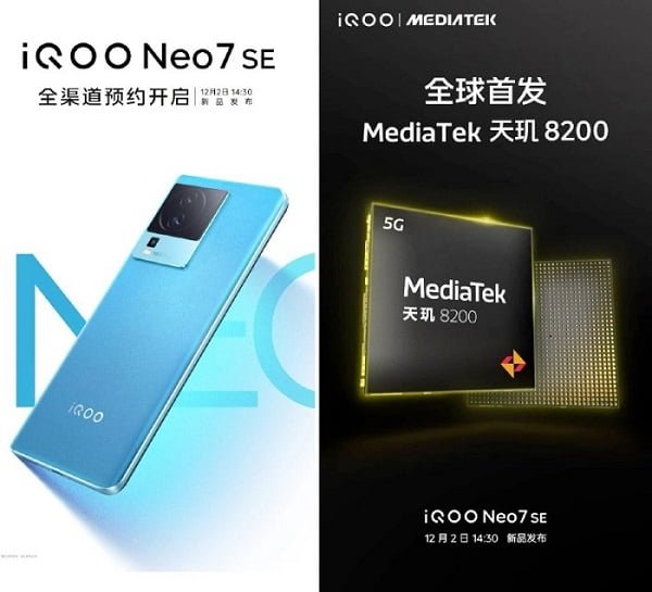 iQOO Neo 7 SE chipset