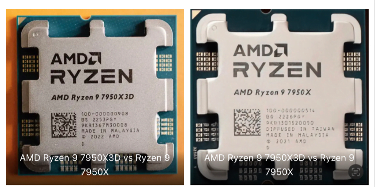 AMD Ryzen 9 7950X3D vs Ryzen 9 7950X