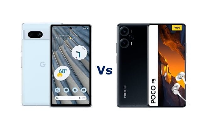 Google Pixel 7a vs Xiaomi POCO F5: Which is Better