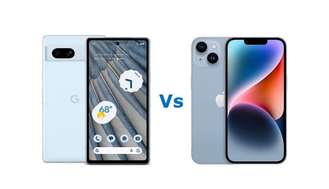 Google Pixel 7a vs Apple iPhone 14