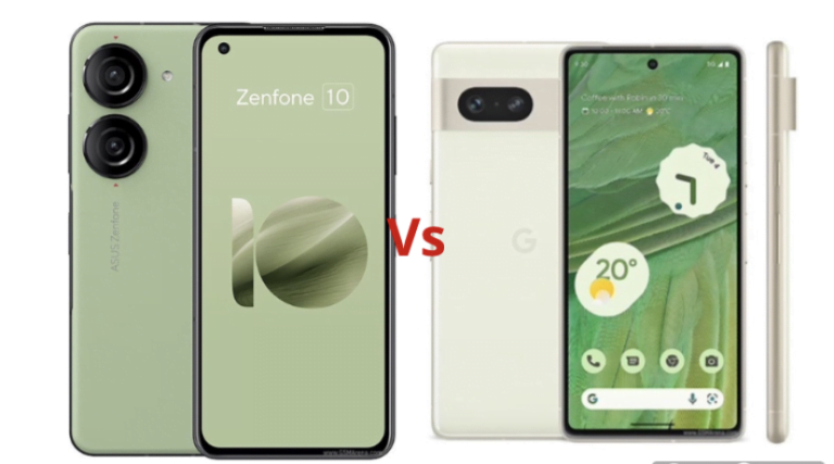 Asus Zenfone 10 vs Google Pixel 7