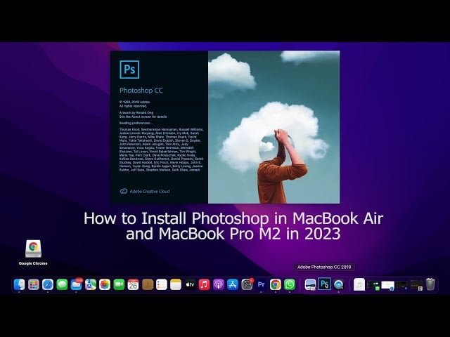 how to download adobe photoshop on macbook air