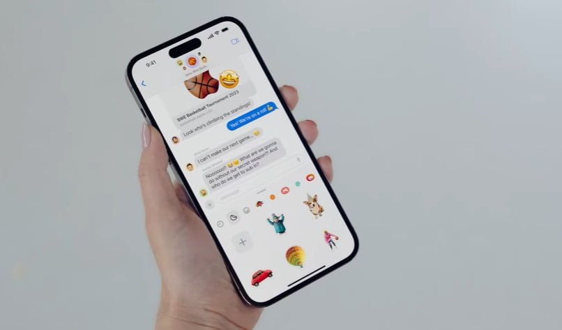iPhone Stickers and Emojis on iOS17