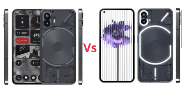 Nothing Phone 2 vs Nothing Phone 1