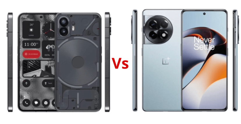Nothing Phone 2 vs OnePlus 11R: Which Is Better?