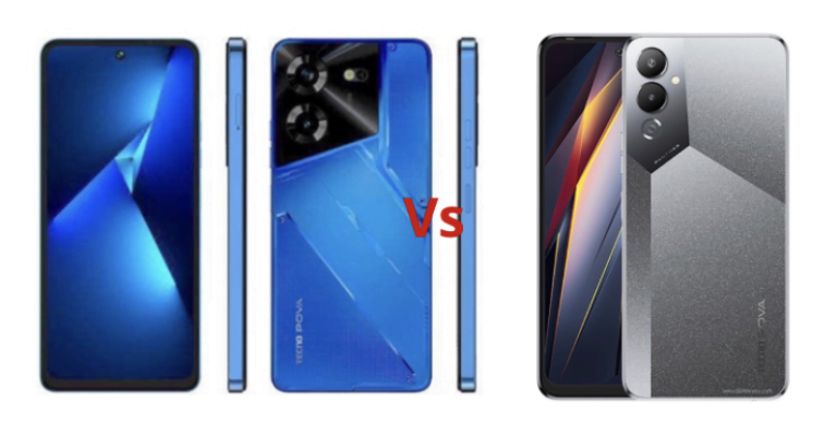 Tecno Pova 5 vs Tecno Pova 4