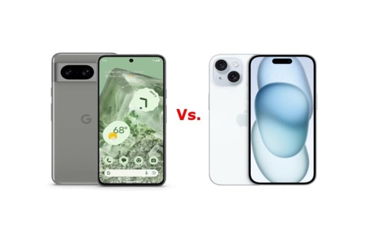 Google Pixel 8 vs iPhone 15: Which is Better